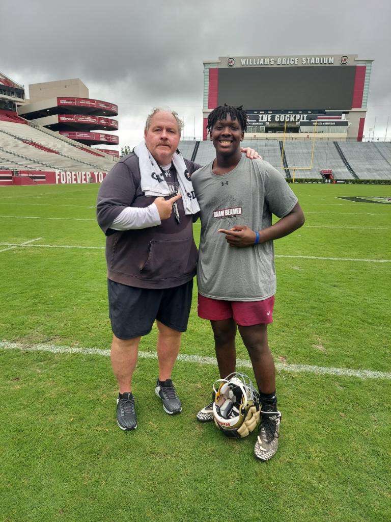 Had to make a trip to the us OL/DL camp. I had a great time with all the coaches and players and learned a lot.<a href="/CoachTeasley/">Lonnie Teasley</a> <a href="/TatejCoach/">Coach Jeff Tate</a> #swampfoxfb