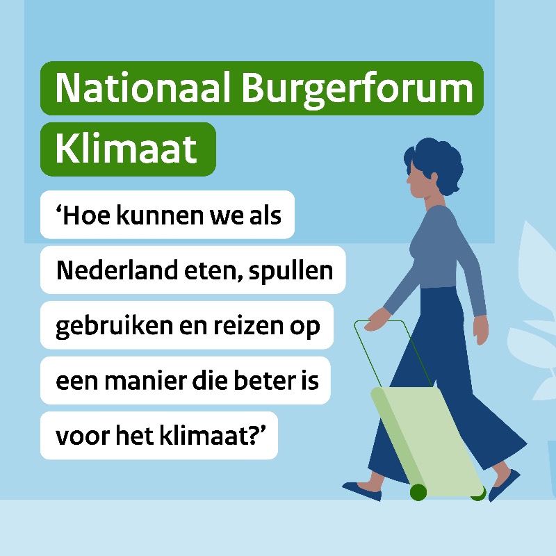 Ministerie_EZK's tweet photo. Het kabinet wil Nederlanders vanaf het voorjaar van 2024 in een nationaal burgerforum klimaat mee laten denken over duurzame consumptie, circulariteit en reizen. In dit ‘Burgerforum klimaat’ gaan zo’n 175 mensen samen een advies geven.
Nieuwsbericht ⤵️
https://t.co/XzO19fiOa8