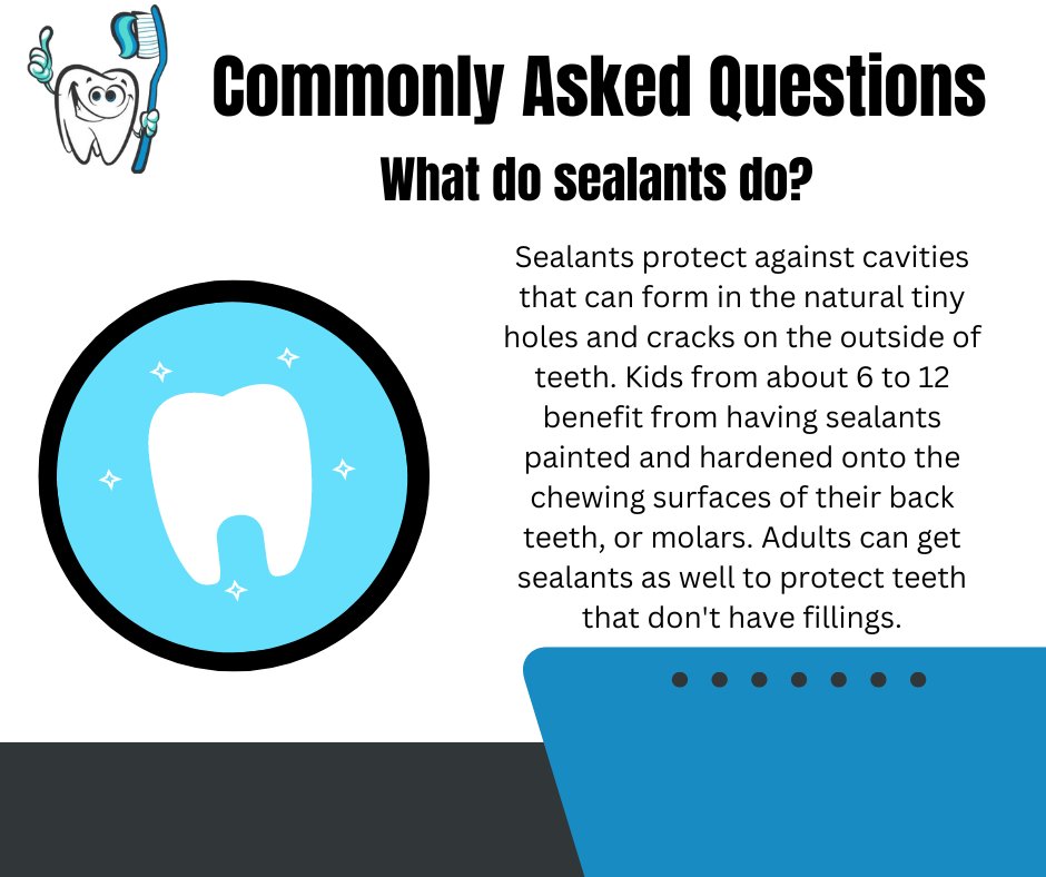hillearydds's tweet image. Sealants can help to protect against cavities! #HillearyFamilyDentistry #CommonlyAskedQuestions