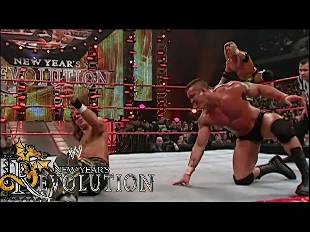 Match of the Day: Rated RKO vs D-Generation X (New Year’s Revolution) #tripleh #shawnmichaels #randyorton #edge #degenerationx #dx #matchoftheday