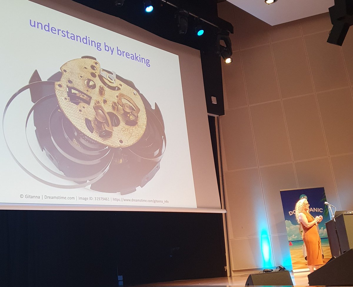 MaritvanDijk77's tweet image. &quot;Understanding by breaking&quot;, a concept familiar to testers. Marian Petra @JoyOfCoding #JoyOfCoding