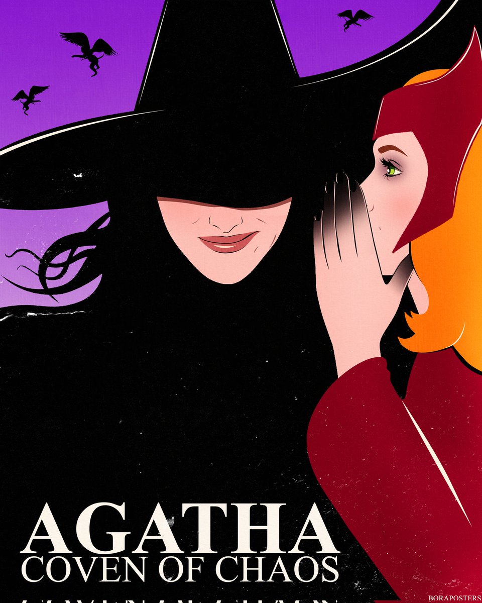 Agatha: Coven of Chaos 🔮✨ 
referenced from Wicked poster.
#AgathaCovenOfChaos #agatha #WandaVision #WandaMaximoff #ScarletWitch #ElizabethOlsen