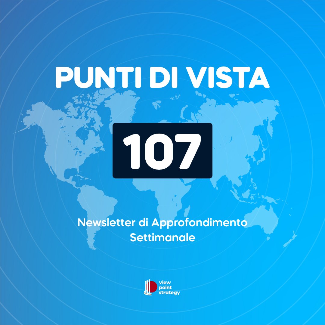 ViewStrategy's tweet image. Il caldo della città ci sta dando alla testa, ma siamo ancora qui per voi. Punti di Vista è pronto per aggiornarvi prima che andiate al mare 👉🏻viewpointstrategy.it/punti-di-vista…

#VPS #viewpointstrategy #puntidivista #notizie