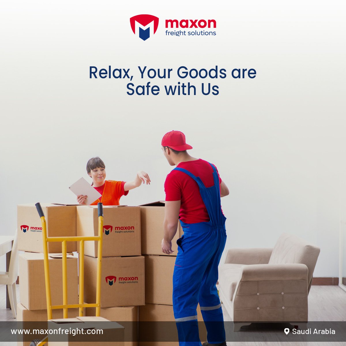 maxonfreight's tweet photo. Relax, your precious belongings are in capable hands, safeguarded at every step of the way from packing to delivery. 

#maxonfreightsolutions #maxon #freightsolutions #saudiarabia #Packers    #KSA #saudi #freightinsaudi   #EfficientPacking #StressFreeMove #relocationexperts https://t.co/icfwEn9CBl