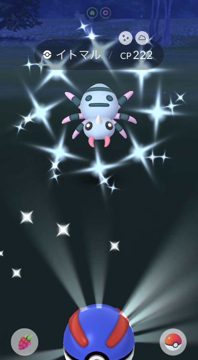 JhZf8's tweet photo. またまた会いましたね🤣
通算5体目✨
#ポケモンGO
#色違い
#イトマル https://t.co/bD7Ow1oZ63