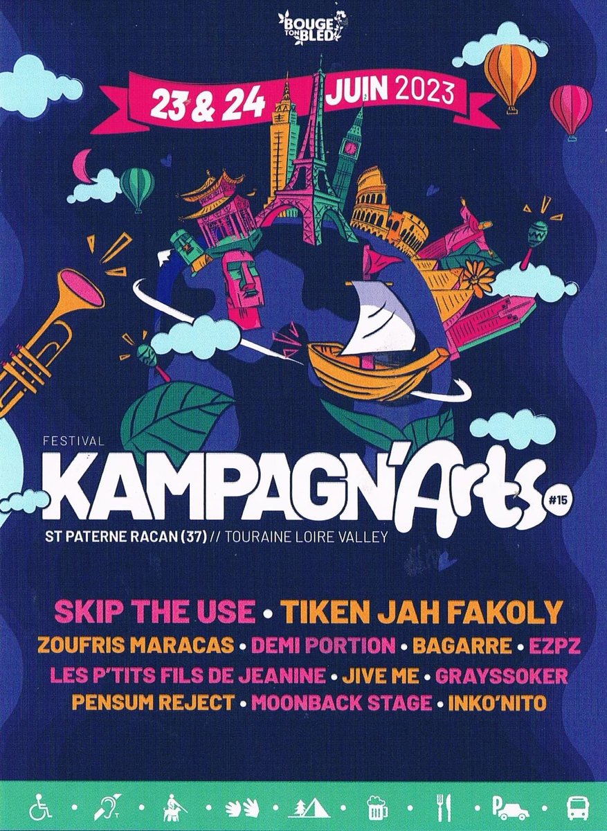 Jour J pour Le festival des #kampagnarts !
Rendez-vous à Saint Paterne Racan (37) ce soir et demain pour cette 15eme édition qui s’annonce bouillante ☀️🔥🎶

#festival #leskampagnarts #saintpaterneracan #concert #summerfestival #indreetloire