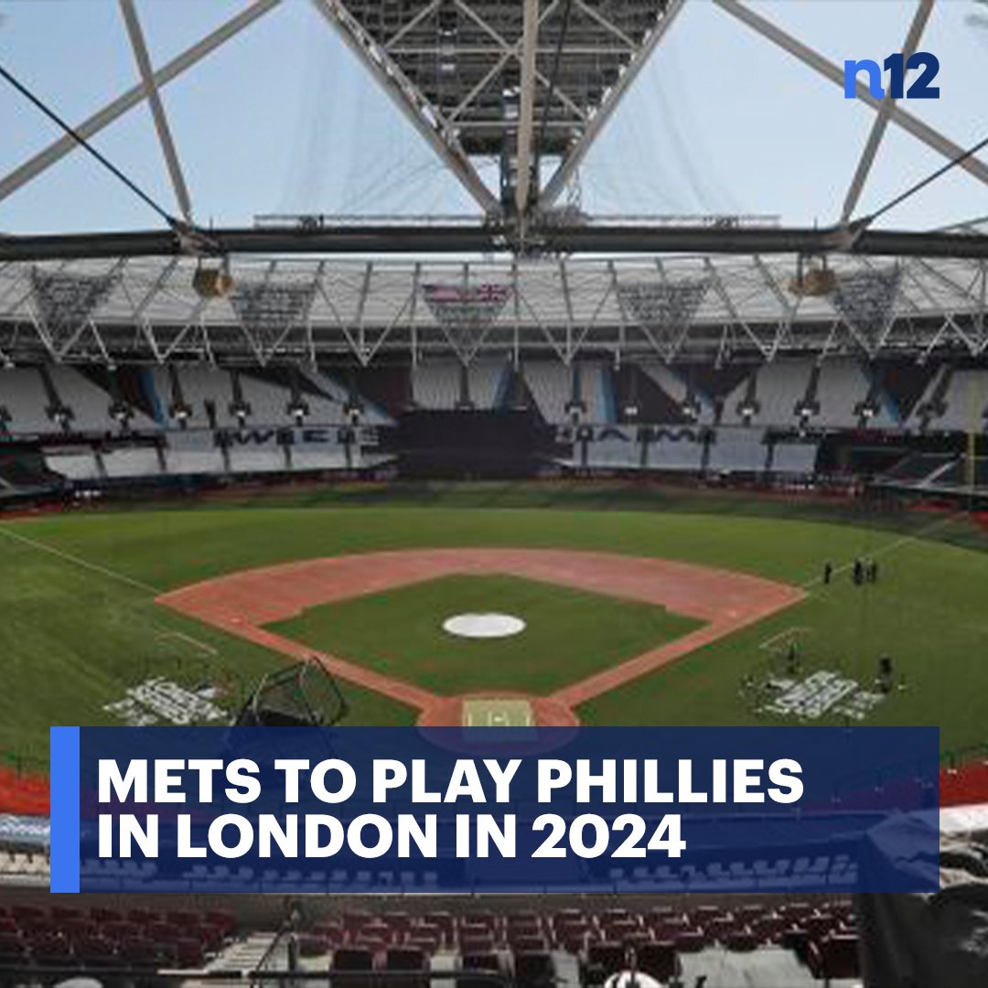 GOING ABROAD: MLB says the New York #Mets and Philadelphia #Phillies will play a two-game series in #London next season. tinyurl.com/36ew3s2s
