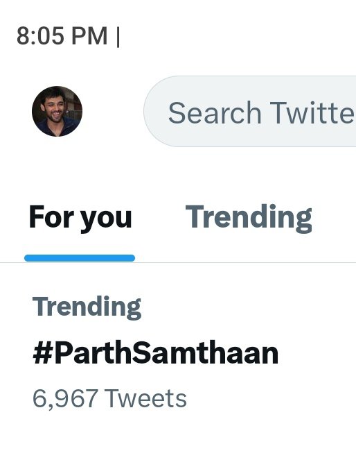 trendsforparth's tweet photo. he is trending again! 

can we make it 10k?

SOCIAL CURRENCY FT PARTH
#ParthSamthaan #SocialCurrencyOnNetflix https://t.co/aqOr9KzAHz