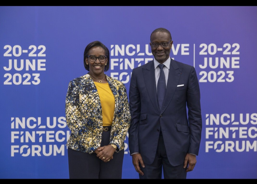 🔹No to thinking of yourself as a guest in a male space.
🔹No to doubting your equal ability to become the next exciting development in fintech.
🔹No to considering your gender a handicap in your field..'

H.E. Jeannette Kagame's Keynote at the #IFF2023 Women in FinTech session.