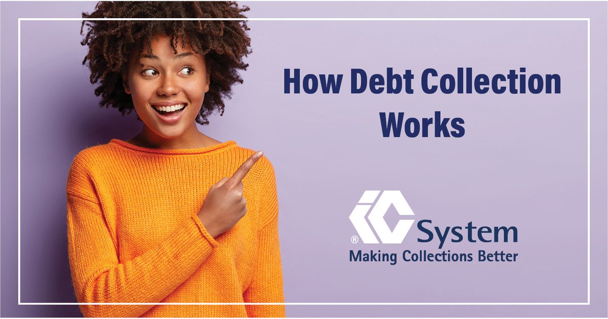 icsystem's tweet image. Using a debt collection agency like IC System can help you get the money you are owed and improve the financial outcomes for everyone involved. #DebtCollection #ICSystem #FinancialOutcomes #ReturnRevenue.  icsystem.com/how-it-works/