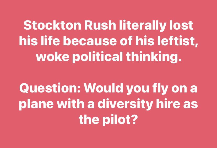 ArchKennedy's tweet image. A resounding no❗️

#OceanGate #OceanGateExpeditions #OceanGateSub #OceanGateTitan