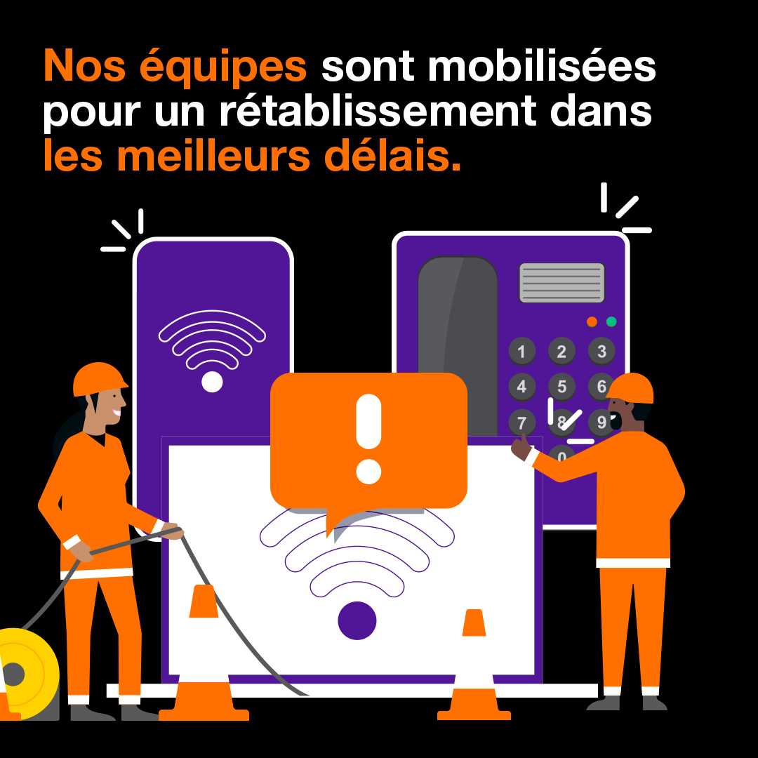 [Martinique] En raison du passage de #Bret, les réseaux fixe et Mobile sont interrompus dans le Sud-Est #Martinique pour environ 1000 clients. 11 sites sont hors service car non-alimentés en énergie. Les équipes sont mobilisés pour un retour à la normale au plus vite. #AVosCôtés