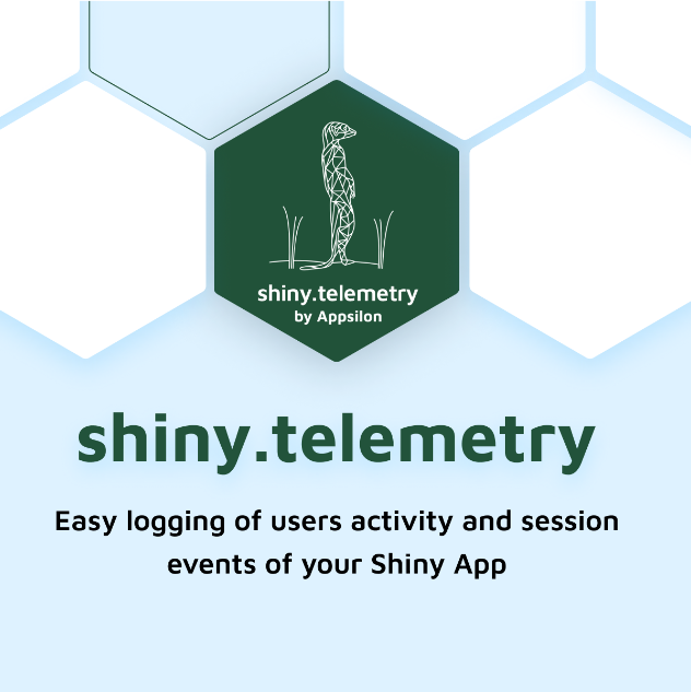 Understanding user actions is the key to improving your #RShiny app.

{shiny.telemetry} was built precisely to do that - gather information about user activity💪

By default, it tracks:
👉session start/end
👉browser version
👉changes in inputs

🔗appsilon.github.io/shiny.telemetr…

#RStats