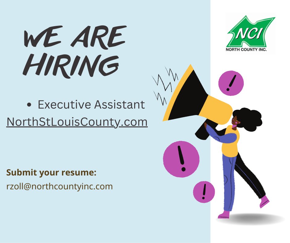 Want to help the community and get paid to do it? Join the NCI team. Looking to hire someone quickly.  northstlouiscounty.com/quality-of-lif…