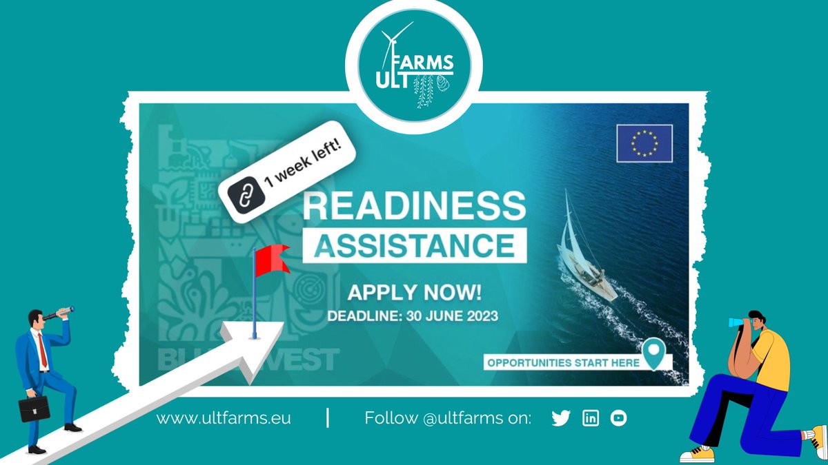 🎯 3 benefits of the #BlueInvest Readiness Assistance: 👉🏻development of sustainability business case for impact investors 
👉🏻 refined business strategy
👉🏻meeting impact investors  
Apply to the 4th Readiness Assistance cycle before 30 June : bit.ly/3tRHluP
 #BlueEconomy