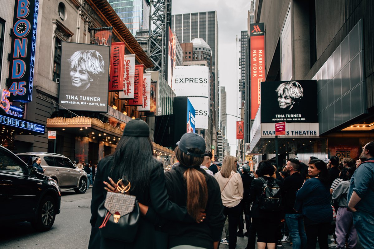 On June 21st, Broadway dimmed their lights for Tina Turner. The brilliance of her music, power, and strength will still be here as her legendary music and life are told for evermore. #TINAOnTour