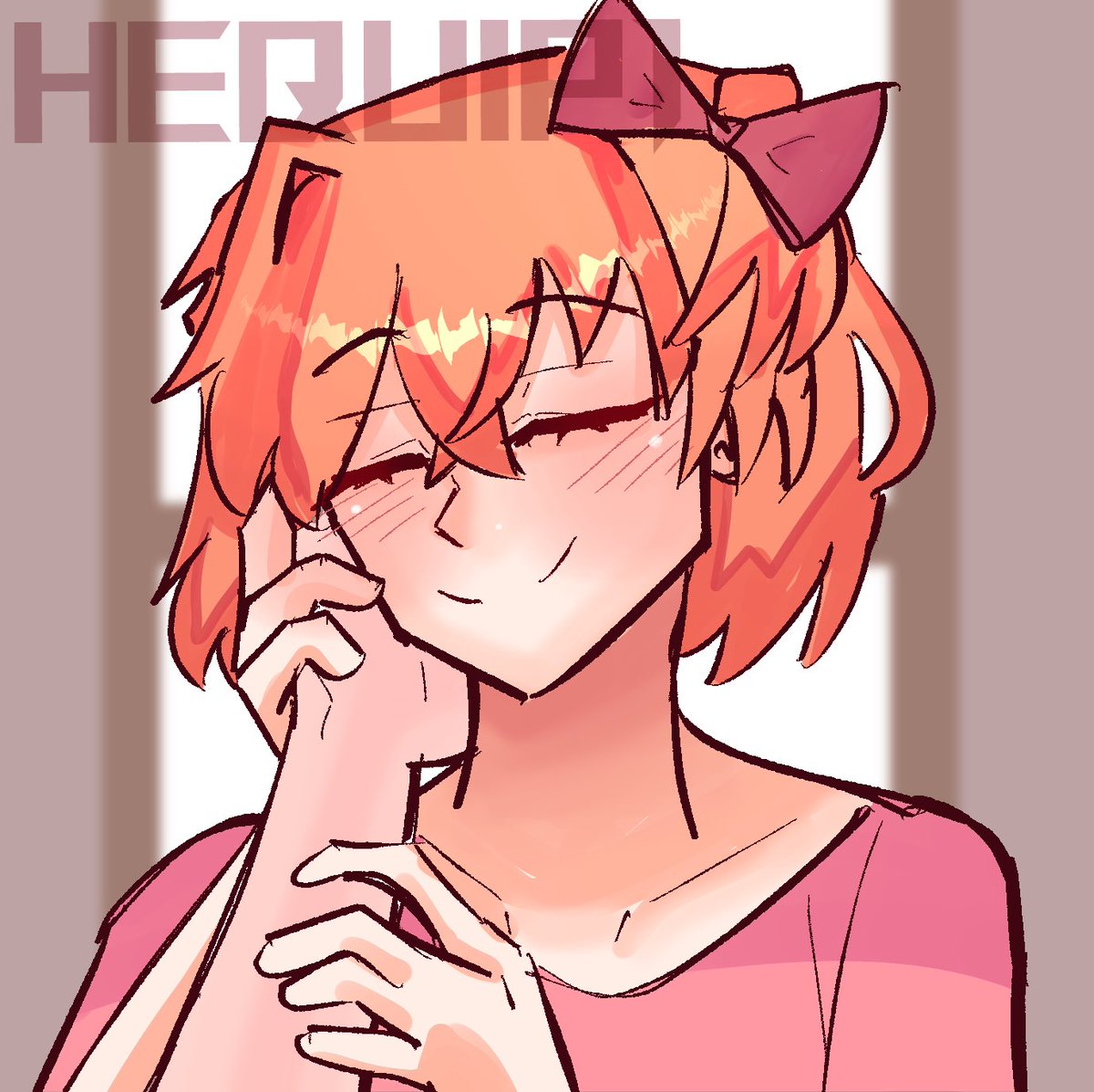 drawingsayori's tweet photo. DAY 21
Likes + RTS help!! 
Syor for the syoul TWO‼️ wanted to redraw one of my fave artworks so yeah :’] have a good day everyone!!
~ Heq >:] 

#ddlc #DokiDokiLiteratureClub #sayori #ddlcsayori #drawingsayorieveryday #sayoriddlc #anime #vn #manga #ddlcplus https://t.co/EEMOKgvWdJ