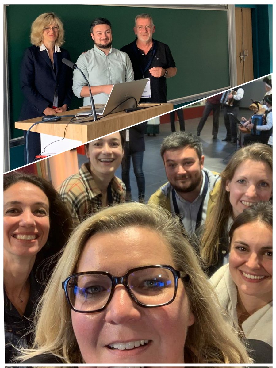 TENS_lab's tweet photo. TENS en force au congrès du GFNG à Clermont-Ferrand. Mention spéciale à Martial Caillaud pour le 2ème prix de la meilleure communication orale👏👏👏
@InsermGrdOuest @NantesUniv @IDigestif https://t.co/cDJT9zsYcd