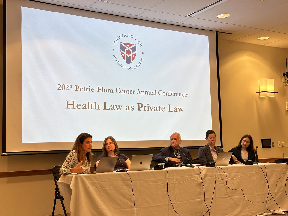 Wendy Netter Epstein (@profwepstein) on Twitter photo Happening now. <a href="/PetrieFlom/">Petrie-Flom Center</a> <a href="/Harvard_Law/">Harvard Law School</a> Conference “Health Law as Private Law” with edited volume to follow. Join us online: petrieflom.law.harvard.edu/events/details… <a href="/CohenProf/">I. Glenn Cohen</a> <a href="/ProfCRobertson/">Christopher Robertson</a> <a href="/CarmelShachar/">Carmel Shachar</a> Happening now. <a href="/PetrieFlom/">Petrie-Flom Center</a> <a href="/Harvard_Law/">Harvard Law School</a> Conference “Health Law as Private Law” with edited volume to follow. Join us online: petrieflom.law.harvard.edu/events/details… <a href="/CohenProf/">I. Glenn Cohen</a> <a href="/ProfCRobertson/">Christopher Robertson</a> <a href="/CarmelShachar/">Carmel Shachar</a>