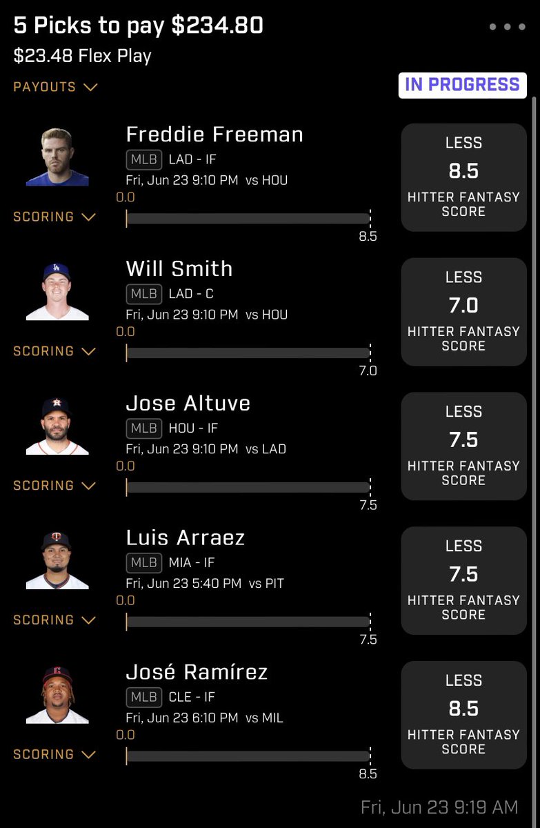 The Fantasy Doctor PhD on Twitter "Today's slate summary Studs to