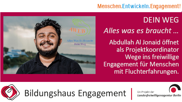 #DIVERSITÄT und #KOORDINATION im #EHRENAMT?! Natasza Kozlowska hat nachgefragt ... ➔ bildungshaus-engagement.berlin/diversitaetsof…

#MenschenEntwickelnEngagement #EngagementKoordination #Freiwilligenmanagement #Diversitätsorientierung #BildungshausEngagement
+INFO: aweb-dein-weg.de
