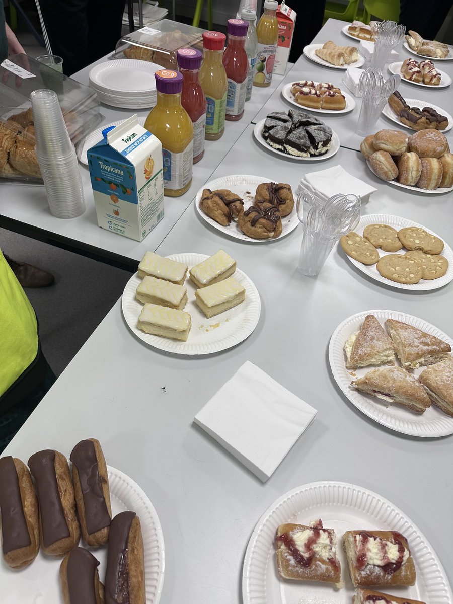 Following on from #ThankATeacherDay (@UKThankATeacher), our staff have concluded their busy week with some sweet treats & refreshments. 
 
Huge thanks to all of our wonderful staff for inspiring & nurturing our future leaders!

#WeAreStar #WeAreEden #WeAreFamily #StaffWellbeing