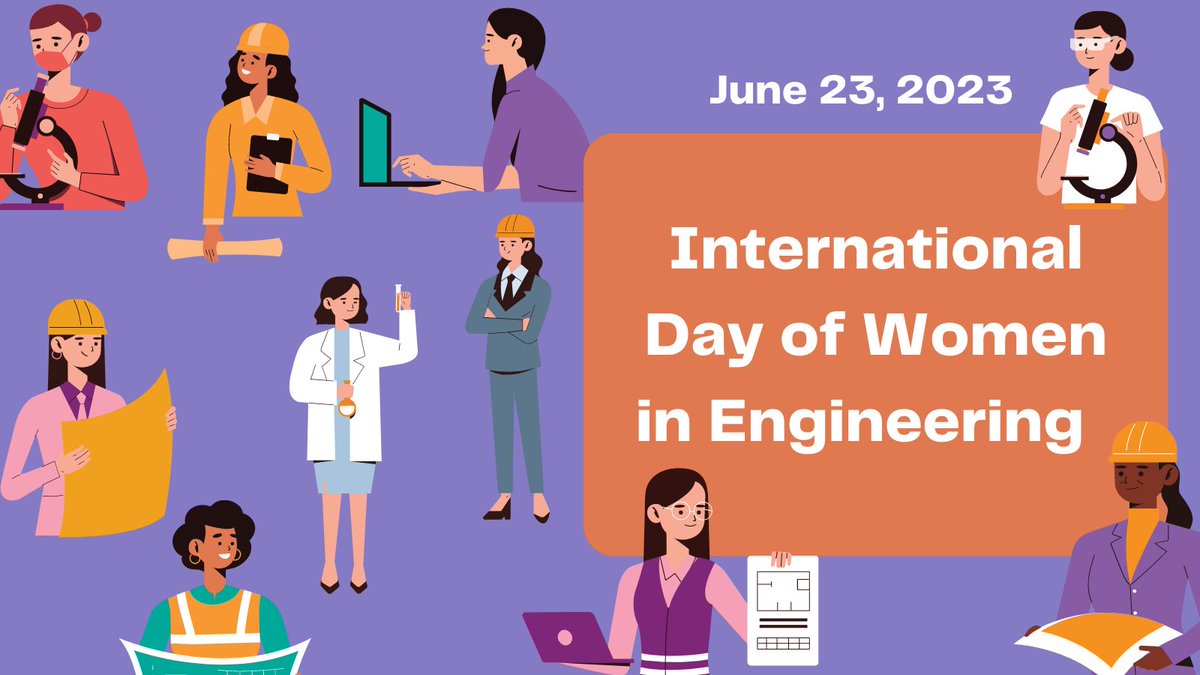 Happy International Day of Women in Engineering! Let’s celebrate the incredible achievements and contributions of women in this field. Let’s continue to empower, support and encourage more women to pursue careers in engineering. #INWED2023