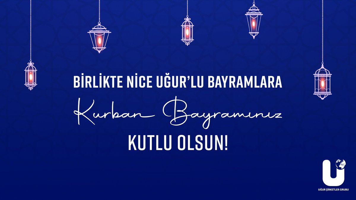 UGrubu's tweet photo. İyi Bayramlar! #UğurŞirketlerGrubu #Uğur https://t.co/JjxBTTruaF