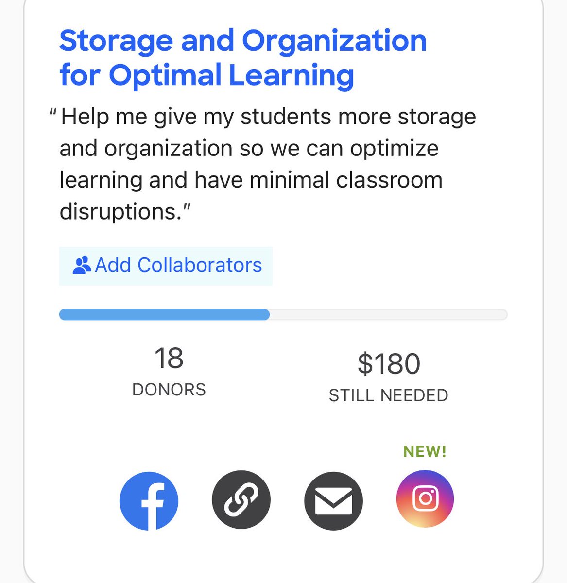 I’m a 7th grade English teacher & there are many ways you can help my classroom👇🏼
@amazon: bwcdeals.com/short/IwC45BSy

@Walmart: fxo.co/GQzc?fobs=MrsB…

@DonorsChoose: donorschoose.org/project/storag…

#clearthelist2023 #clearthelist #teachertwitter #PostForPencils #BetterTogether @BwcDeals