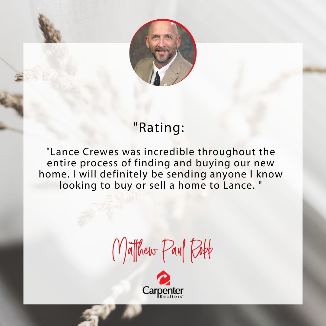 CONGRATULATIONS LANCE FOR A JOB WELL DONE!
#RealEstateAvonIn #CarpenterCares #Realtors #HomesForSale #HouseforSale