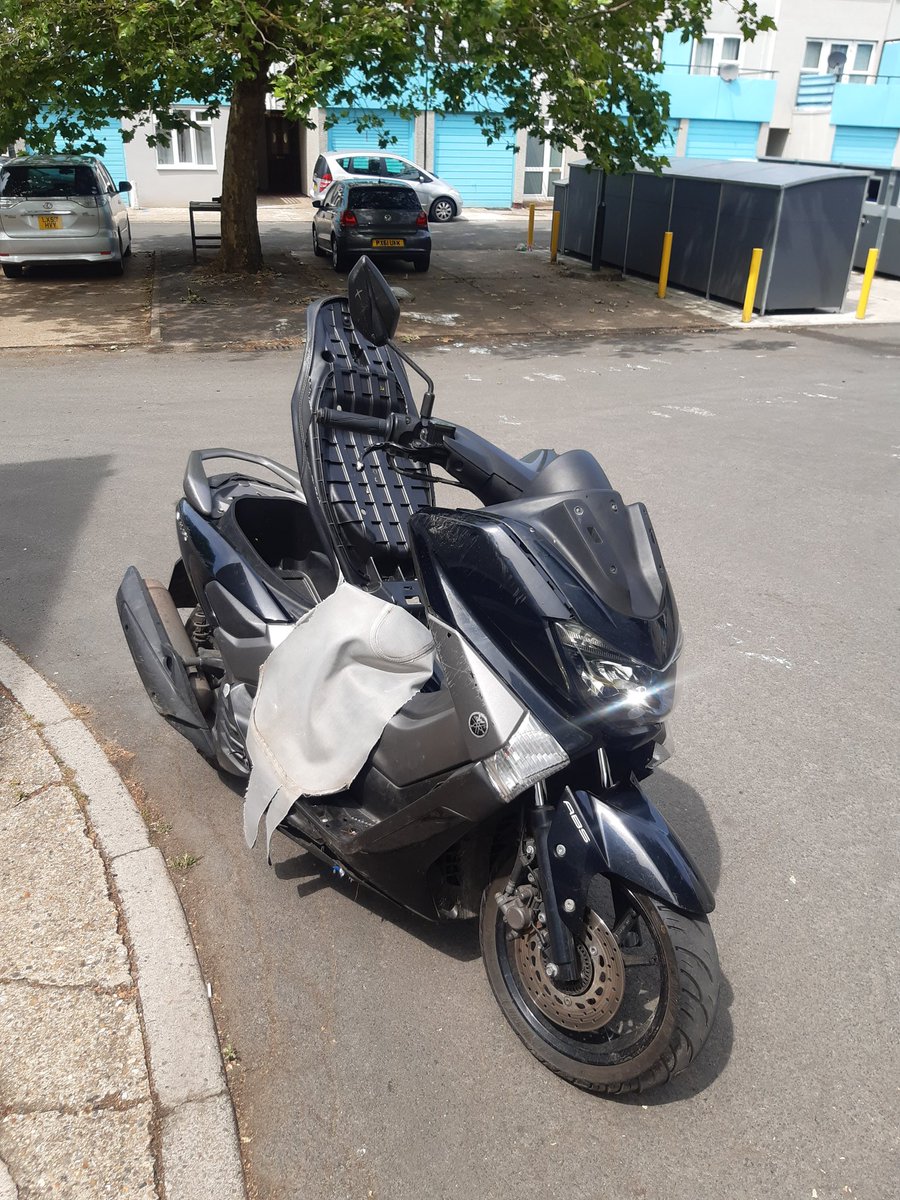 Today the team recovered a stolen moped and reunited it with its owner
