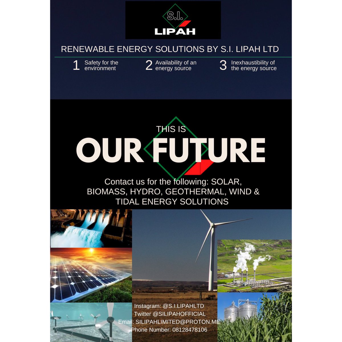 S.I.LIPAH LTD on Twitter "Take the first step towards a sustainable