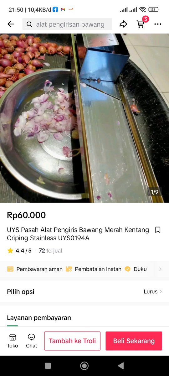uyestore's tweet photo. #pasahbawang #pasahkripik sangat mudah membuat irisan  ketebalan bisa diatur , praktis dr stainles tahan karat cod lagi beli di #tiktokshop banyak gratisongkirnya . 
🫰🍜🍱 
  https://t.co/6BA8qAOjyd https://t.co/IWMegGnRMC
