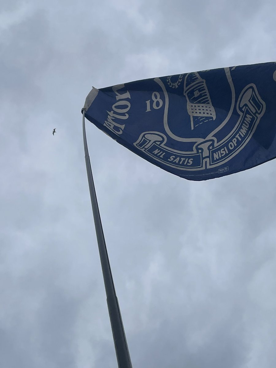 #13th #Glastonbury found our flag & it’s made it back to the #pryamidstage yet again #EFC #everton #GlastoFootyShirts