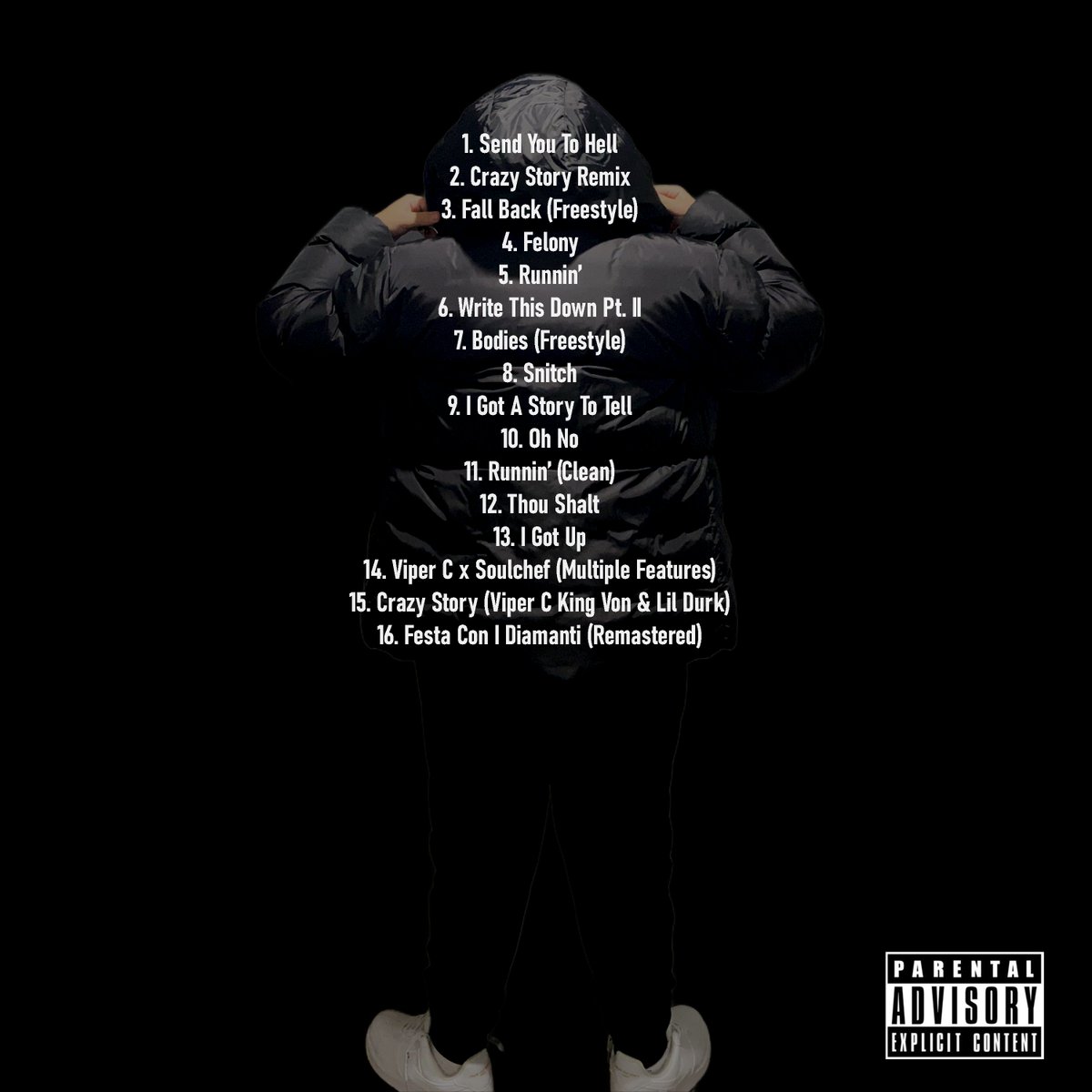 vipercofficial's tweet photo. New Official Track List &amp; Back Cover For #Runnin (Mixtape) Dropping 30/06/2023 On #youtube , #soundcloud etc. Get Ready cos it's Nothing like I've Dropped Before. 2023 is #myyear more mixtapes dropping this year. #viperc #rap #hiphop #drill #mixtape #albumcover #cold #50cent https://t.co/WrE3L5gOda