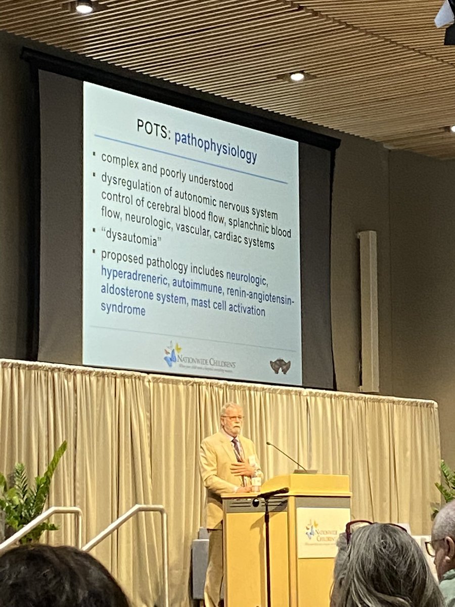 Dr. Kerry Rosen discussing POTS at the first annual Pediatric Cardiology Symposium at Nationwide Children’s Hospital!
