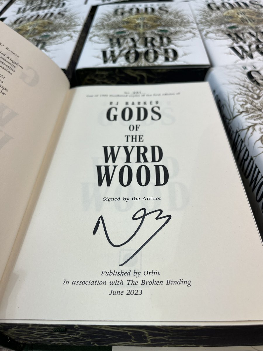 The Broken Binding Bookstore on Twitter "Our special edition copies of Gods of the Wyrdwood