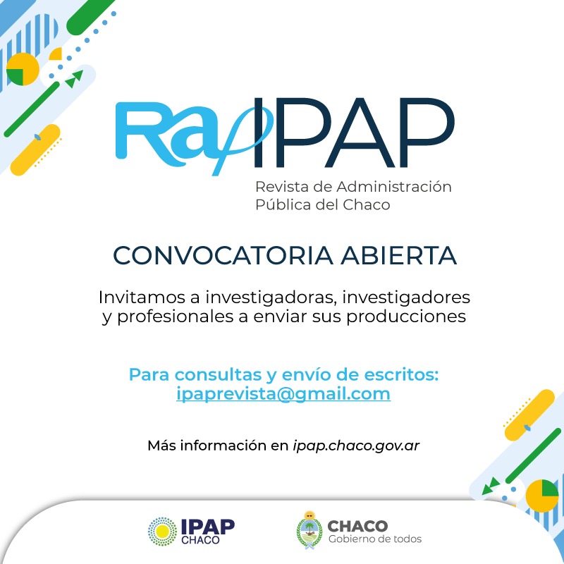 CF_Chaco's tweet photo. ➡️ La Revista Digital RAP IPAP anuncia que se encuentra abierta la convocatoria para que investigadoras, investigadores y profesionales puedan enviar sus producciones.

🔵 Para consultas y envío de escritos: ipaprevista@gmail.com

Más información en https://t.co/RmPSuyKCOD https://t.co/ArWlJ5b9WR