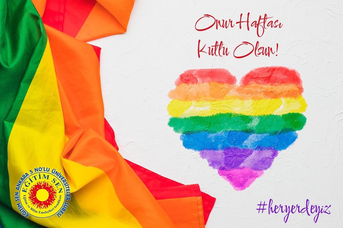 🎼Bütüüün yasakları, yasaklaaa...🎶
Onur Haftası Kutlu Olsun!
#Pride2022 #OnurHaftası