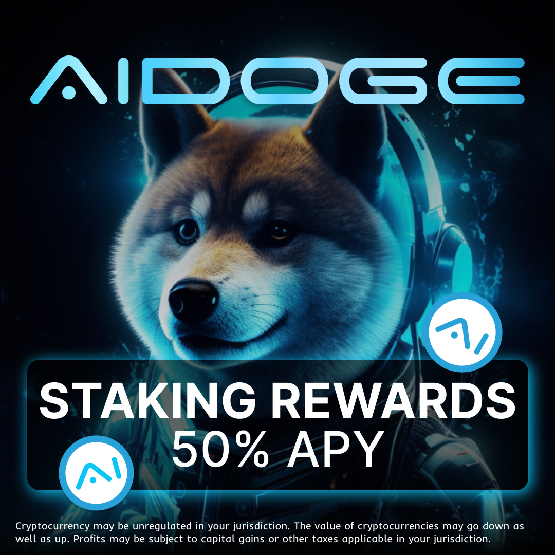 aidogecrypto's tweet photo. Time is ticking, #AiDogeArmy! ⏰

There are less than 2 weeks left to stake your $AI and earn 50% APY

You really don't want to miss out on this! 🔥

Get involved today 👉 https://t.co/Qa1nTqn1JZ

#AiDoge #Web3 #CryptoStaking https://t.co/1UjGh8aqxL