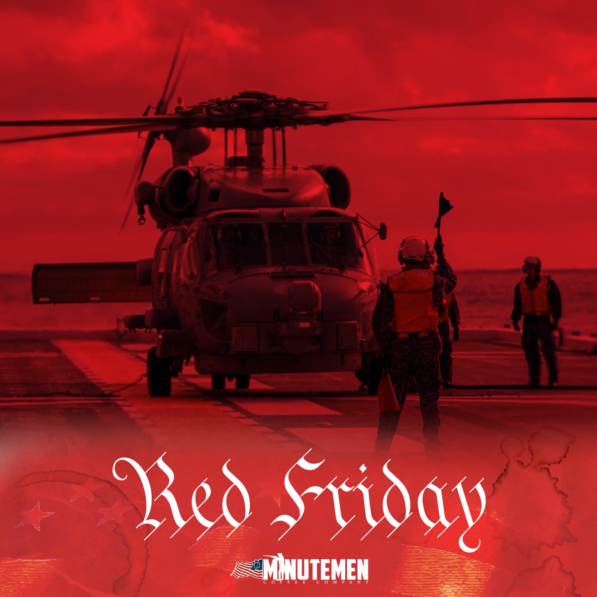 Wear red and raise your cup in solidarity this #RedFriday. 🇺🇸☕️
#SupportOurTroops #BeReady