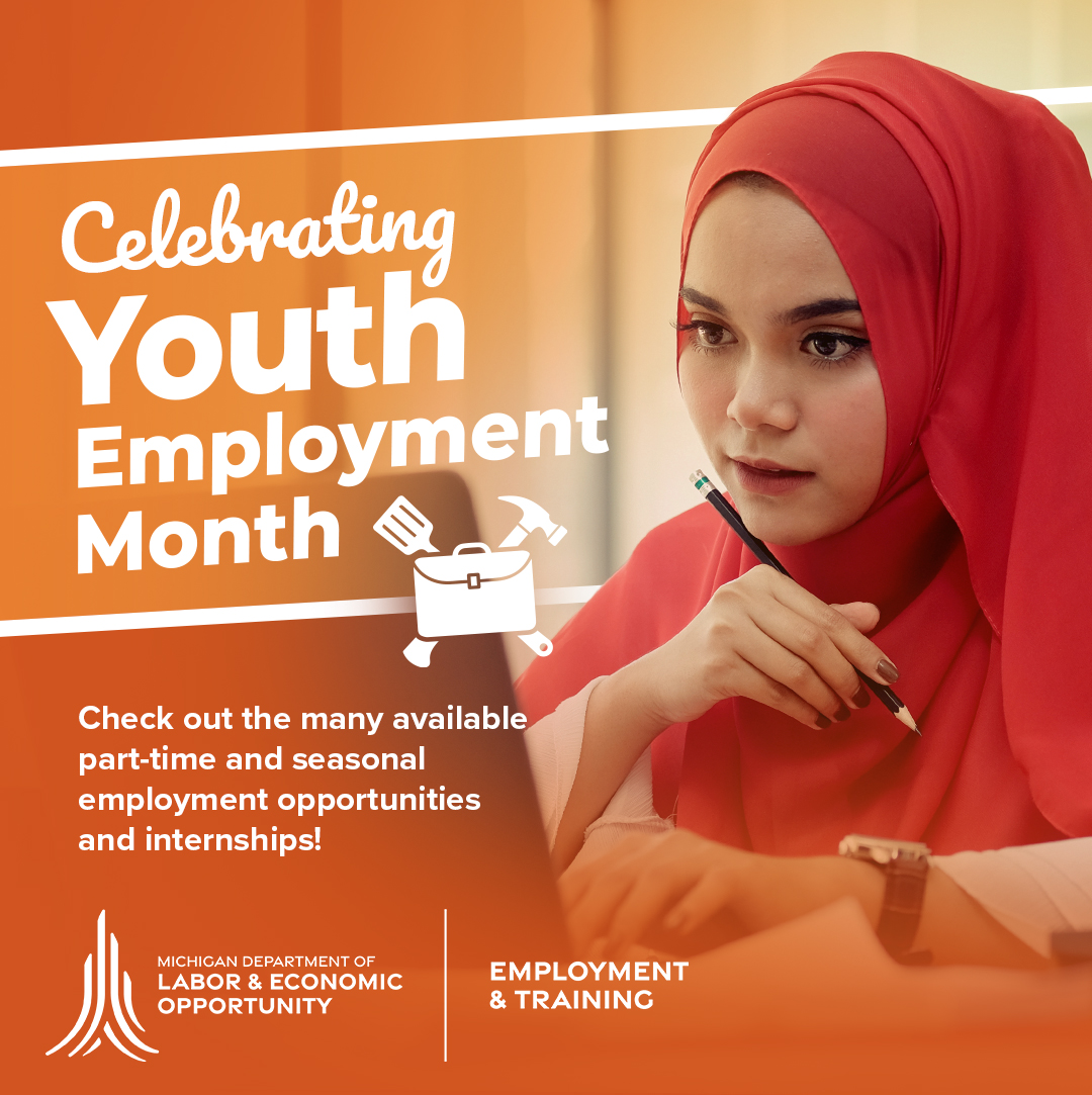 The #YoungProfessionals program provides under-represented young adults with a meaningful intro to work, including career exploration &amp; preparation activities, jobs skills &amp; more. Contact your local Michigan Works! (MichiganWorks.org) for info. 
#YouthEmploymentMonth