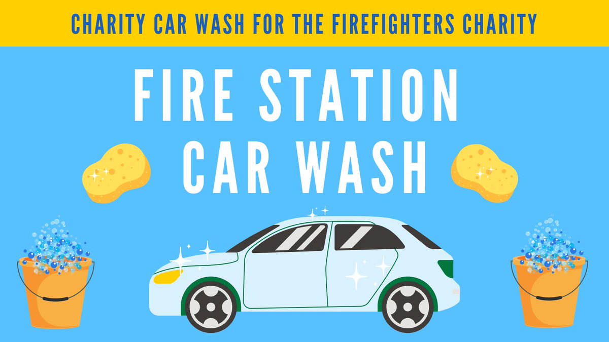SurreyFRS's tweet photo. 🚨 TOMORROW 🚨  

We are holding two charity car washes:

📆 Reigate Fire Station
⏰ 10am to 4pm

📆 Painshill Fire Station
⏰ 10am to 4pm

Please do come along - with all proceeds going to @firefighters999 

#Painshill #Reigate https://t.co/x3ZhOaCEjB