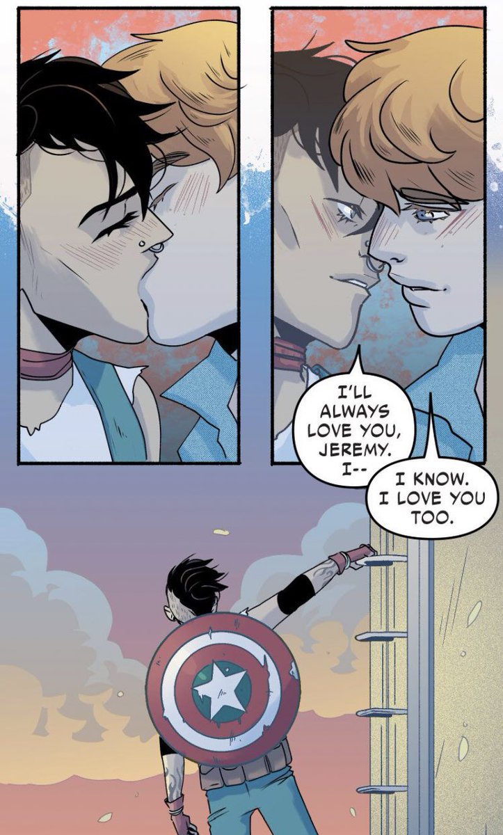「Love Unlimited : Aaron Fischer Captain America」6号読んだ。 大企業による違法行為を突き止め、ついでにスーパーパワーまで手に入れたアーロン。ジェレミーに復縁しないか尋ねるが、彼は自身の故郷に尽くしていく道を選ぶ。そしてアーロンの前途には、ヒーローとしての新たな地平が拓いている……