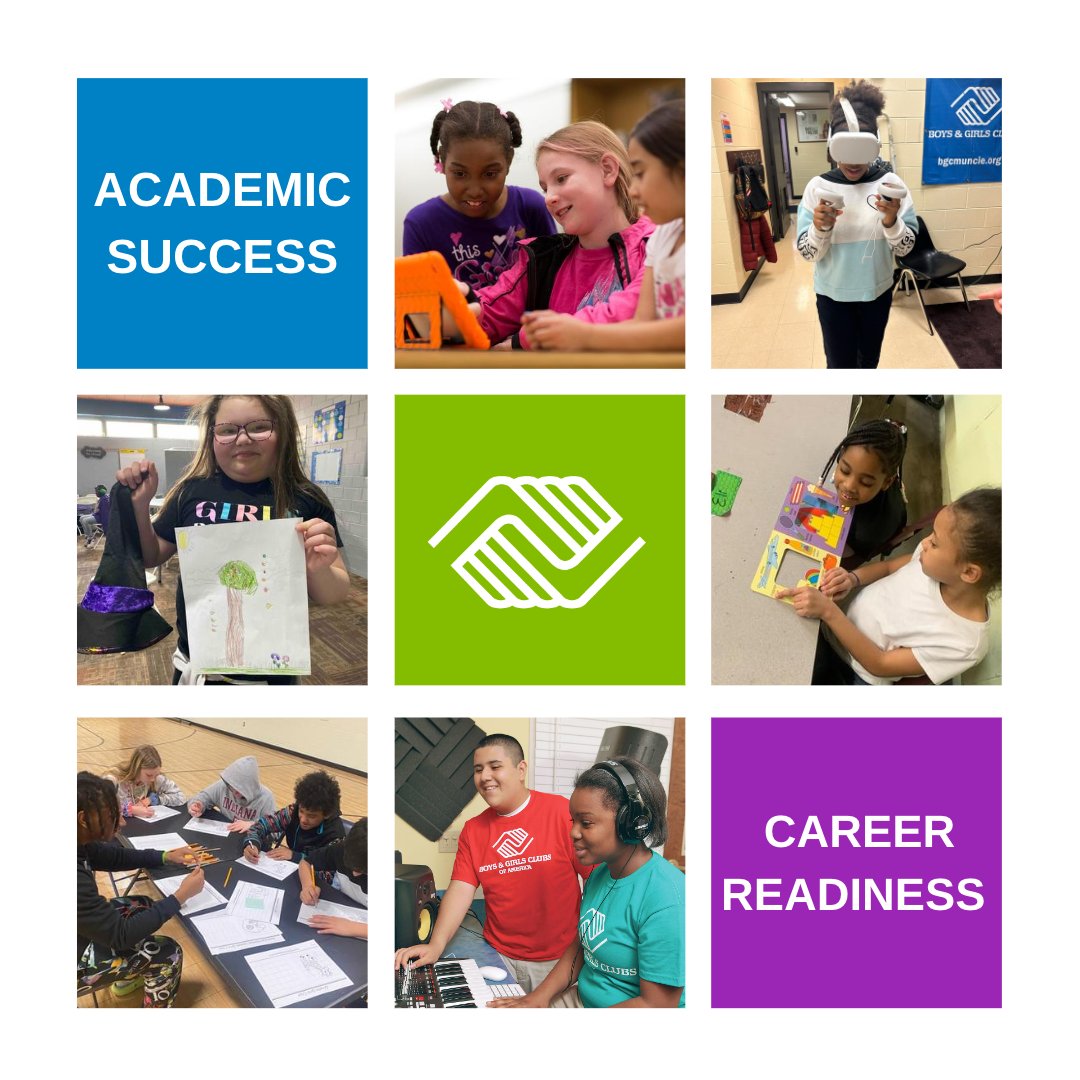bgcmuncie's tweet image. We focus on academic success with each club kid. Whether through tutoring and homework help, access to technology, college and career-readiness programs, or skills development, our Clubs have an outstanding track record of helping young people make academic strides. #INkids