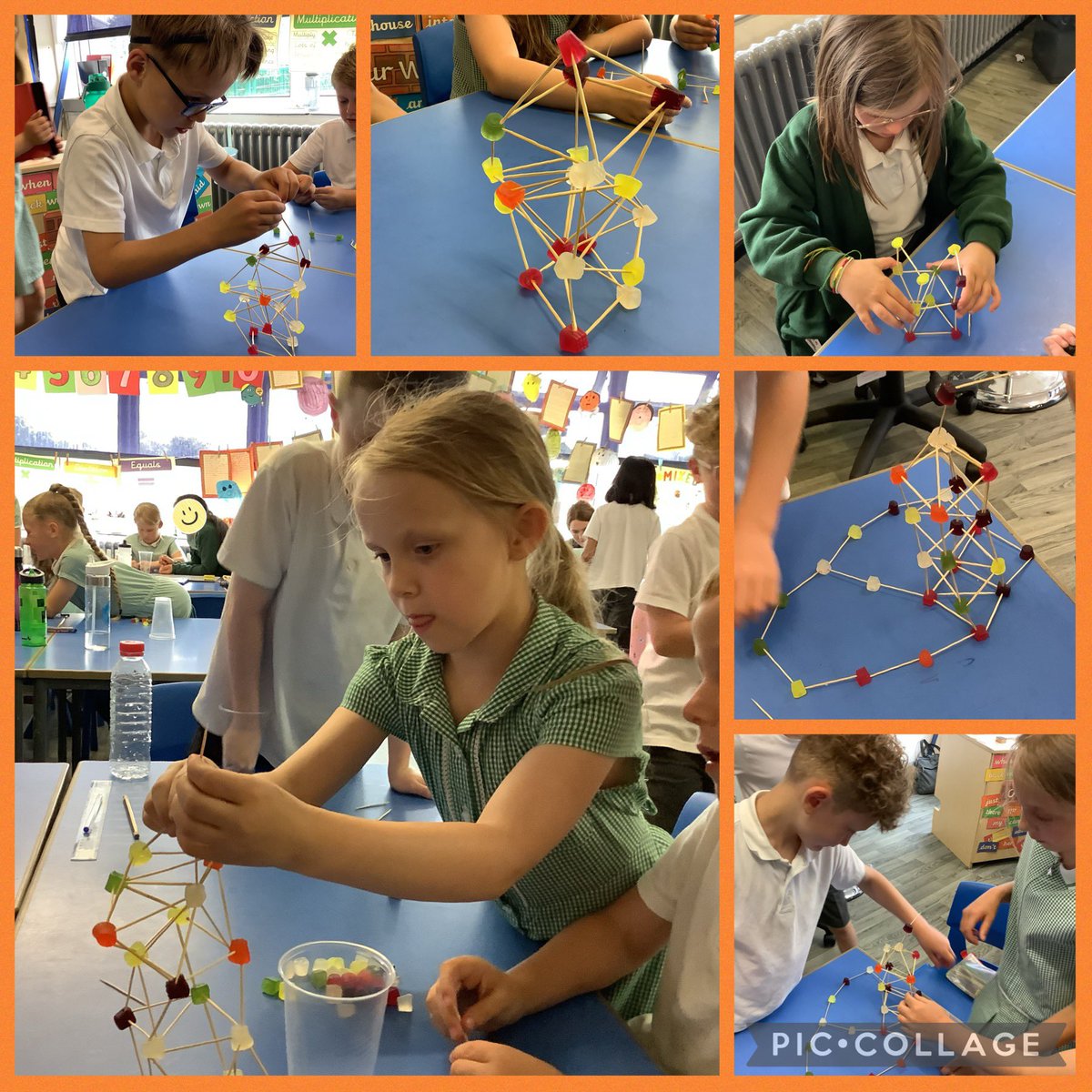 In Design Technology we have been looking at Pavillions and how we can build our own stable structures. Using toothpicks and sweets, we fashioned (relatively) steady structures and reinforced them so they wouldn’t collapse! #sjsbDT #SJSBSTEM #STEM @kapowprimary