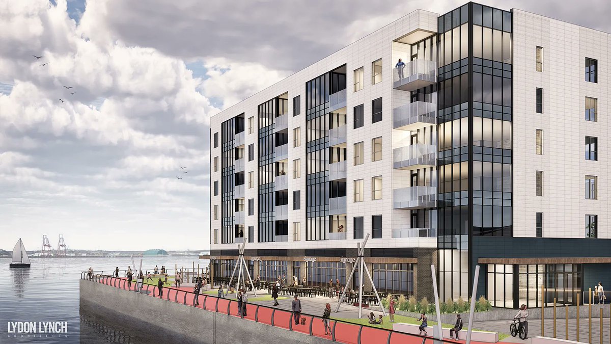 LydonLynch's tweet photo. Ayola is the lead designer on our Fundy Quay southwest building which will boast gorgeous views on the prow of the Saint John waterfront. Ayola designed a coffered ceiling strategy as an opportunity to seamlessly integrate the design with the structural strategy. https://t.co/arvGEJii9r