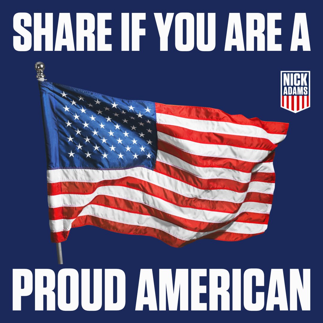 NickAdamsinUSA's tweet image. How many RTs can we get for our beautiful American flag?