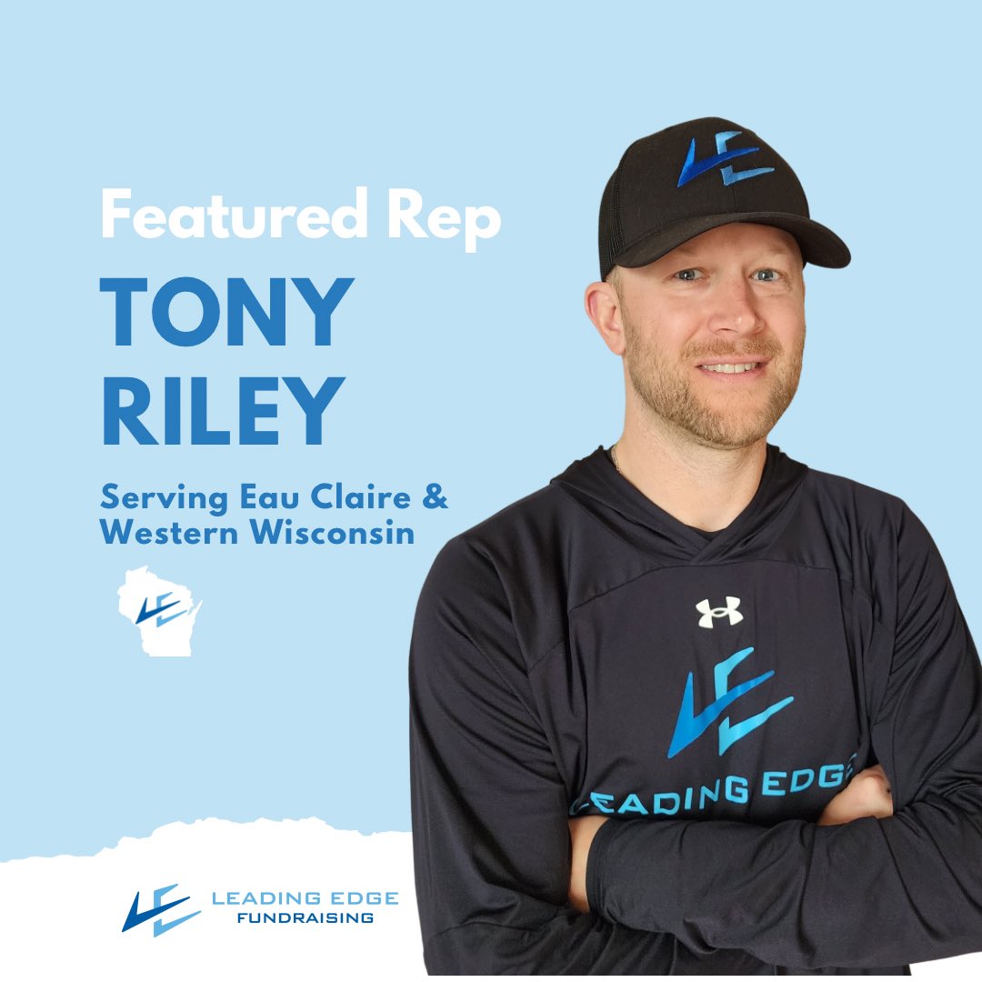 le_fundraising's tweet photo. ✨ Featured Rep ✨

Say hello to Tony! 👋🏼

• @LE_EauClaire 

#leadingedge #refusetobeoutworked #leadingedgefundraising #featuredrep #happyfriday https://t.co/Adbwh8ogSt