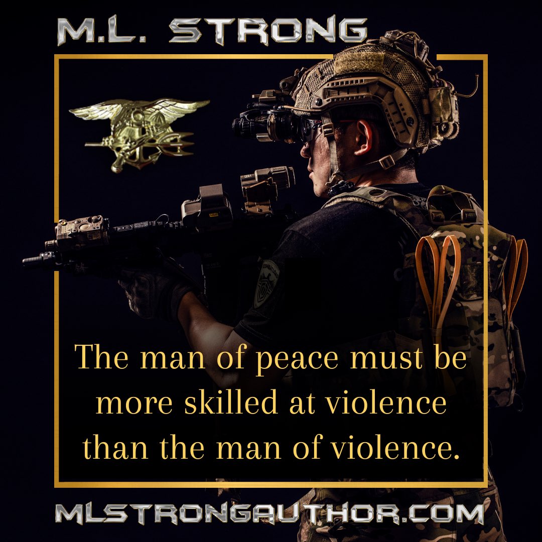 🔱 The man of peace must be more skilled at violence than the man of violence.

#lltb #navyseal #theteams #frogmanauthor #mlstrong #martinlstrong #veteranauthor #teamsandshit #frogmen #UDT #sealteams #nsw #twoisone #onlyeasydaywasyesterday #longlivethebrotherhood #sealtraining